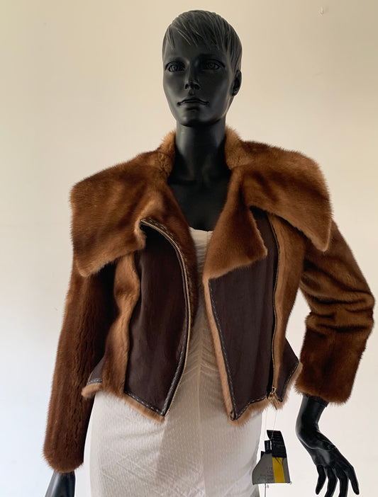 Fendi Collection Mink Fur/Leather